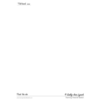 Practice and Display Board A4 0007